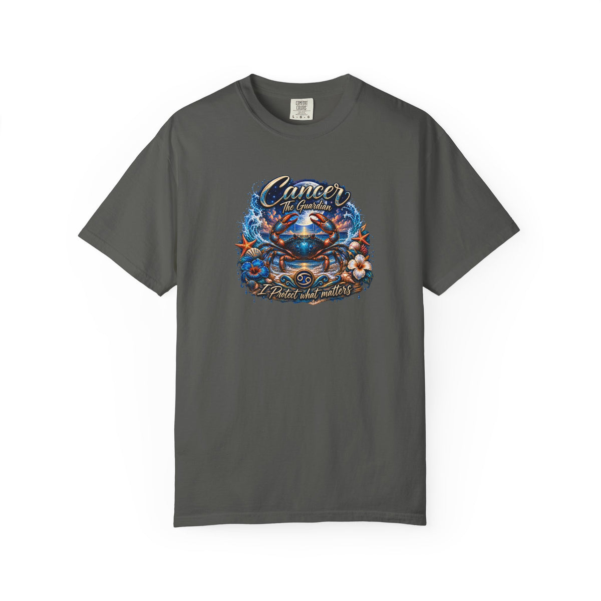 Cancer The Guardian Zodiac Tee- Born Devoted