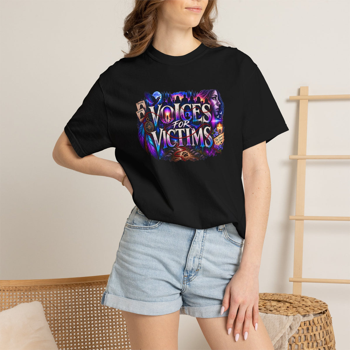 Voices for Victims Graphic T-Shirt — Support & Awareness Tee