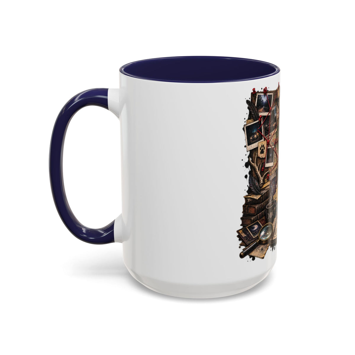 Conspiracy Board Coffee Mug — Detective Mystery Map Design (11/15oz)