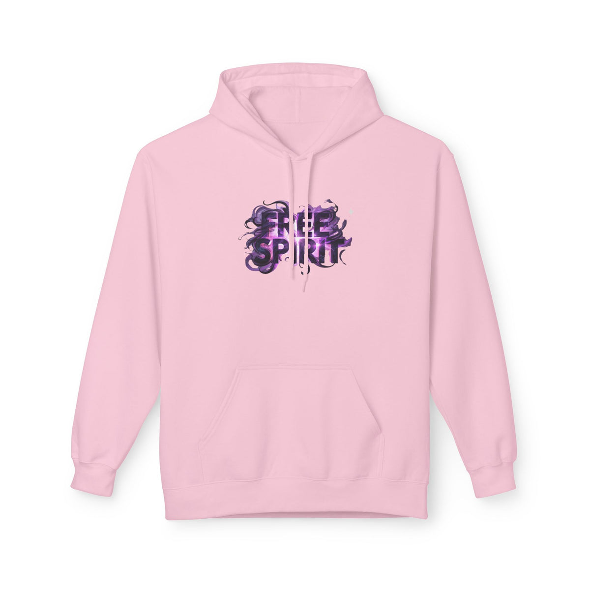 Free Spirit Hoodie — Purple Galaxy Wing Graphic Pullover