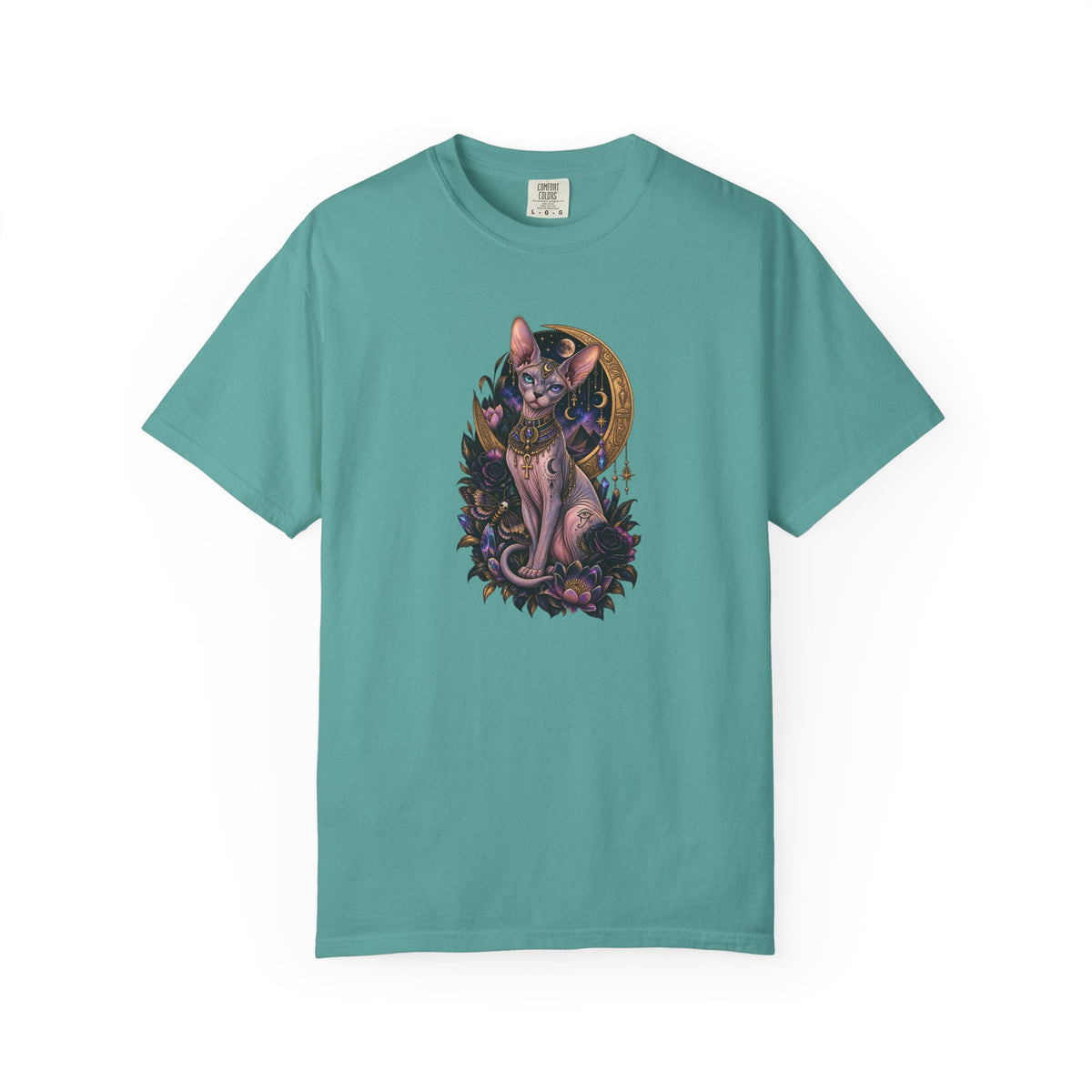 Egyptian Sphynx Moon cat Graphic T-Shirt