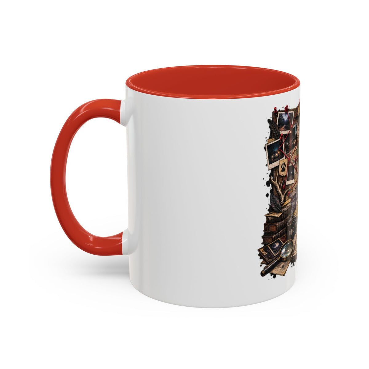 Conspiracy Board Coffee Mug — Detective Mystery Map Design (11/15oz)