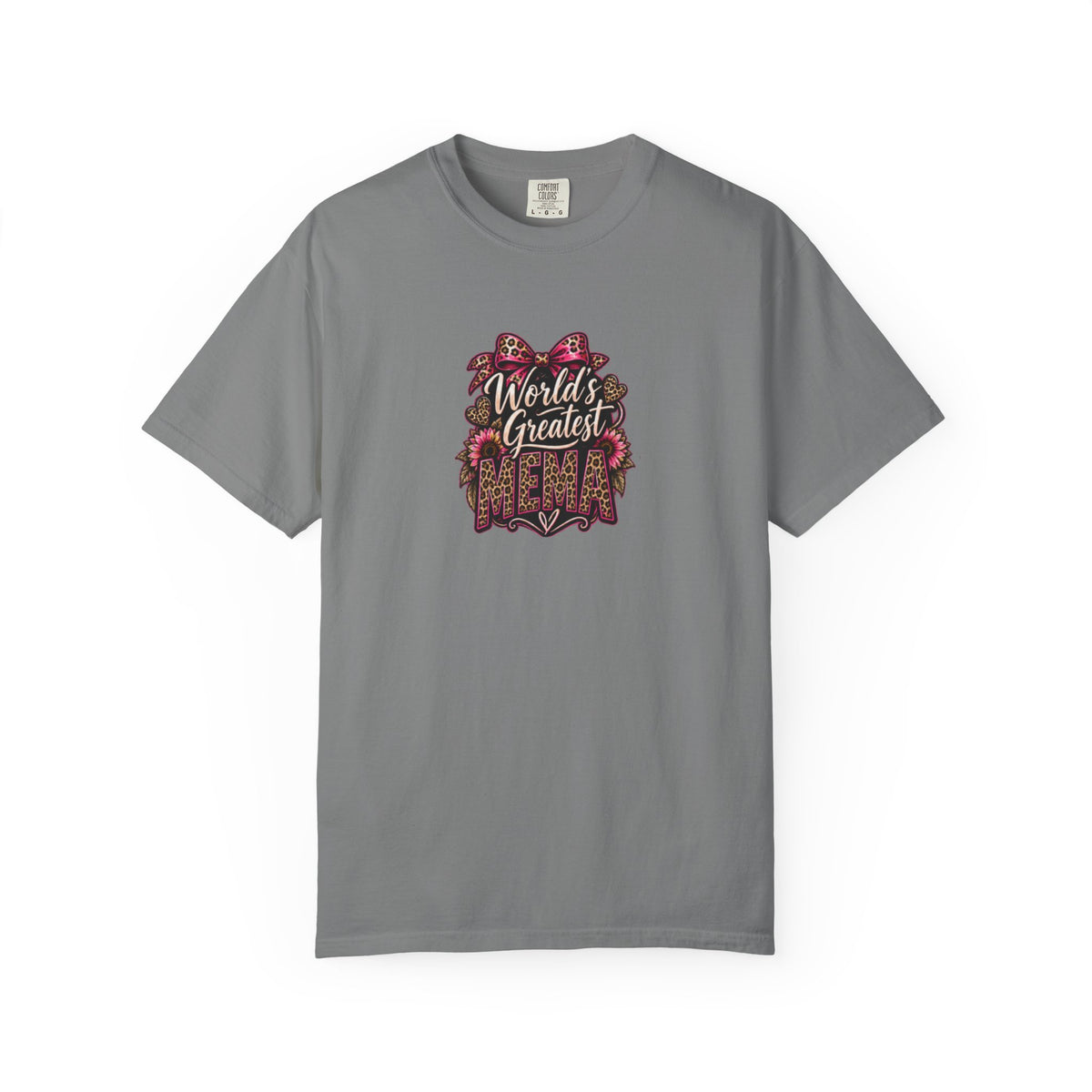 T-Shirt — "World's Greatest Mama" Floral Graphic Tee