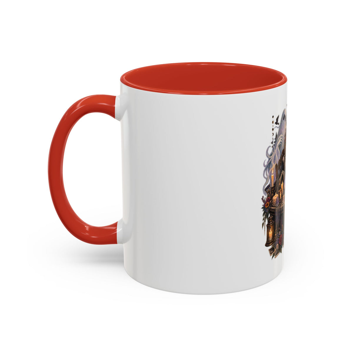 Witchy Halloween Coffee Mug – Spooky Seance Accent Mug (11/15oz)