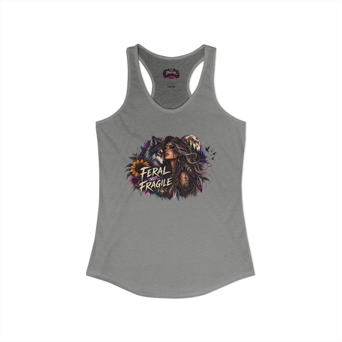 Feral Not Fragile Native Woman Wolf Edition