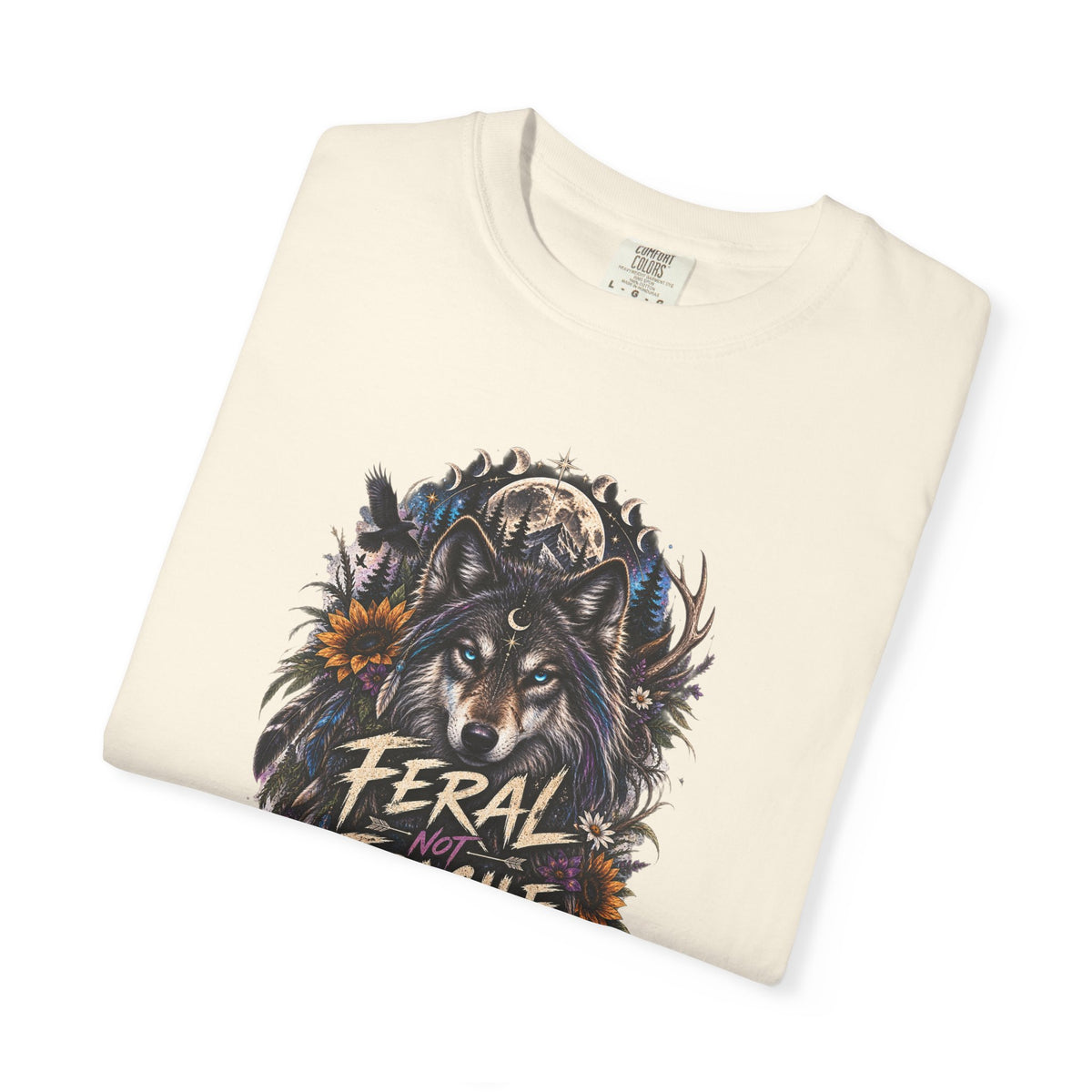 Feral Fragile Wolf T-Shirt — Vintage Wildlife Graphic Tee