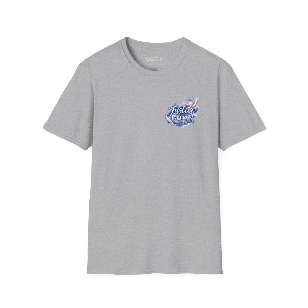 T-Shirt — "Justice for Ethan" " Your story still matters" Memorial Tee ( Angel Wing Edition)