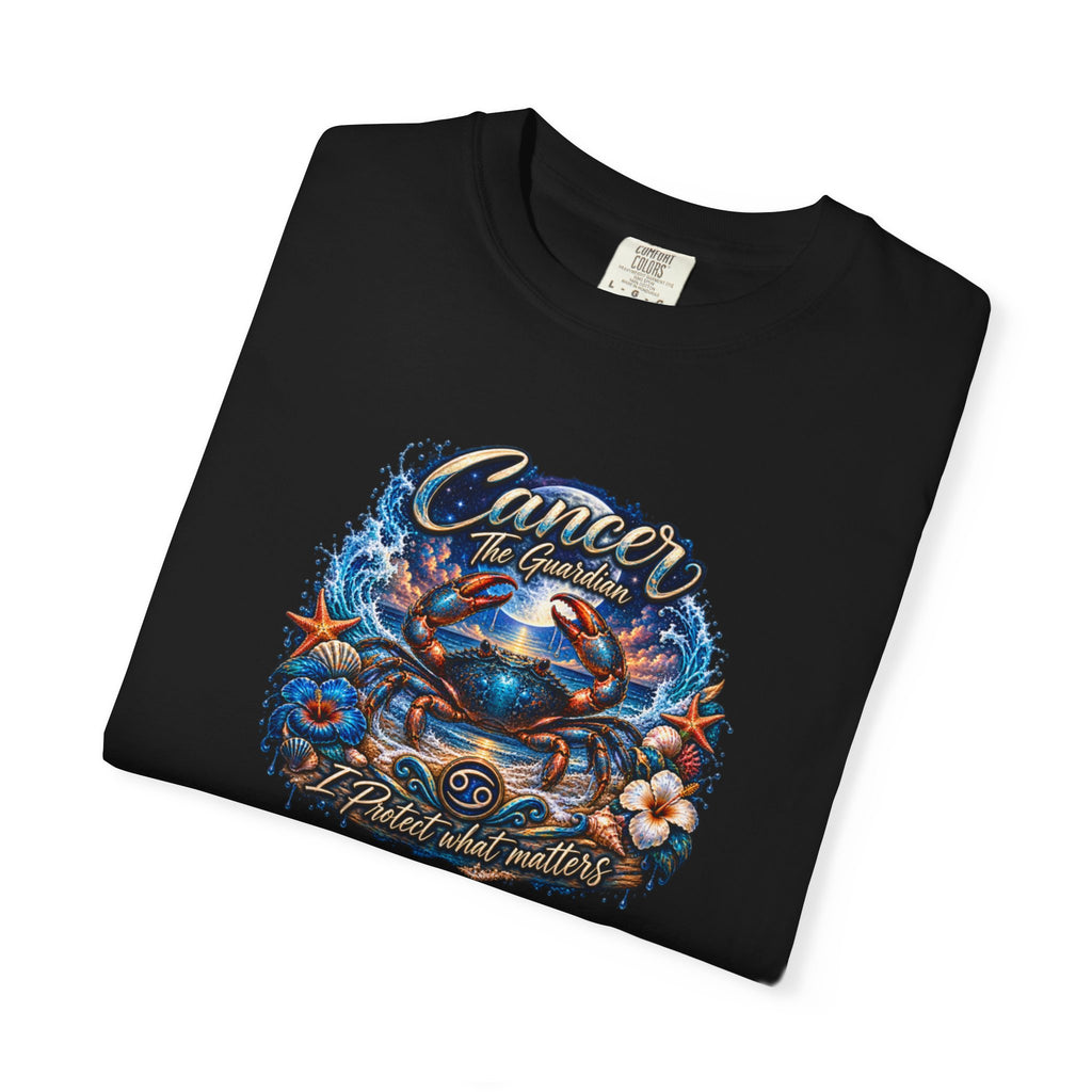 Cancer The Guardian Zodiac Tee- Born Devoted