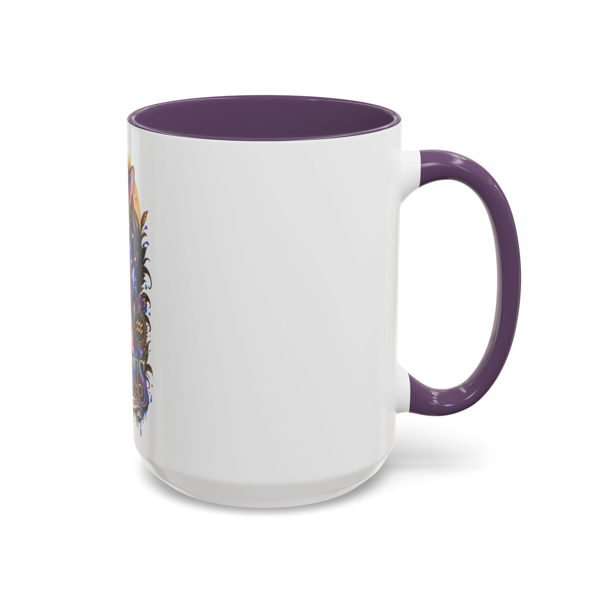 Aquarius Zodiac Cat Coffee Mug — Sphynx Astrology 11/15oz Accent Mug