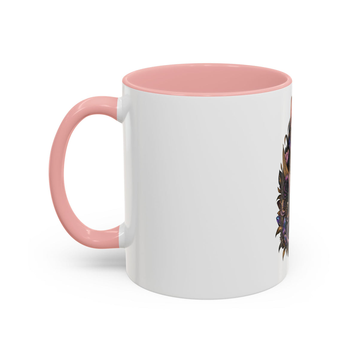 Mystic Sphynx Cat Coffee Mug — Magical Moon & Floral Accent (11/15 oz)