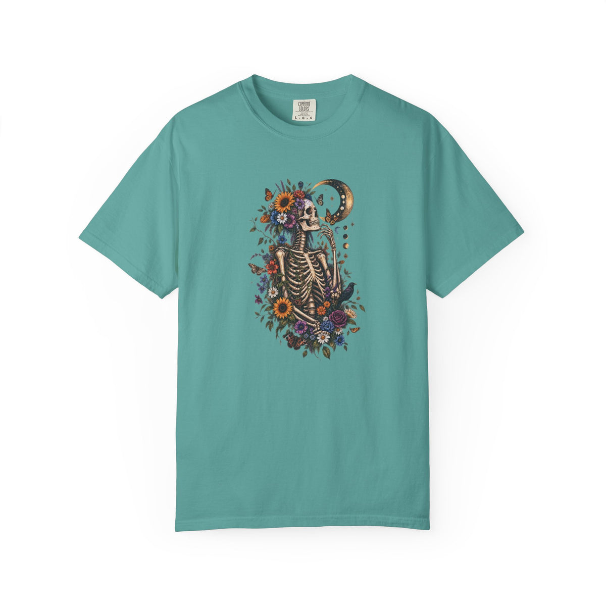 Floral Skeleton T-Shirt — Gothic Floral