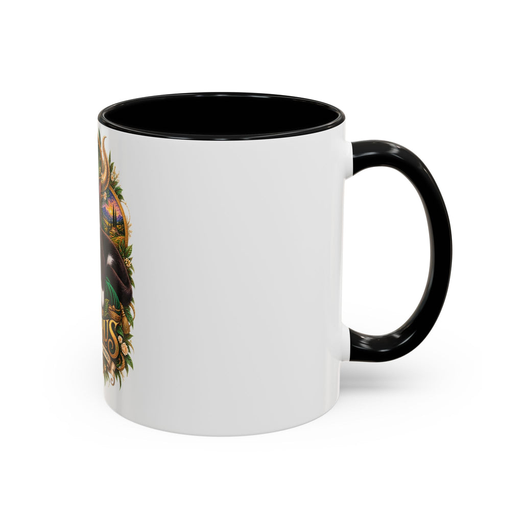 Taurus Tuxedo Cat Coffee Mug — Zodiac Astrology Gift (11/15 oz)