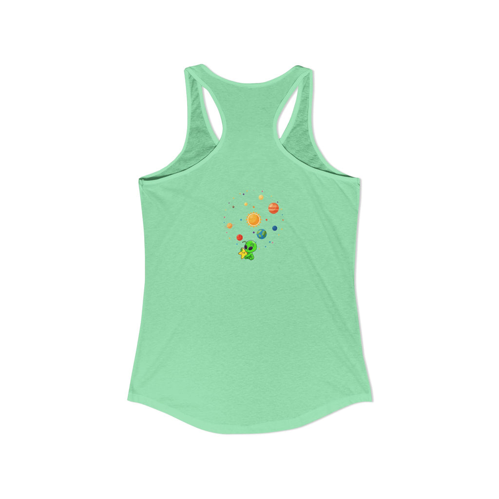 Stay Weird Alien Graphic Tank