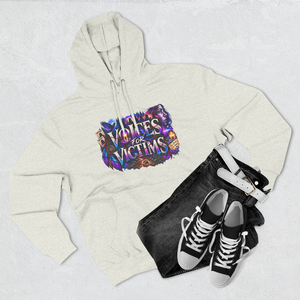 Voices for Victims Graphic Hoodie — Support & Awareness Pullover