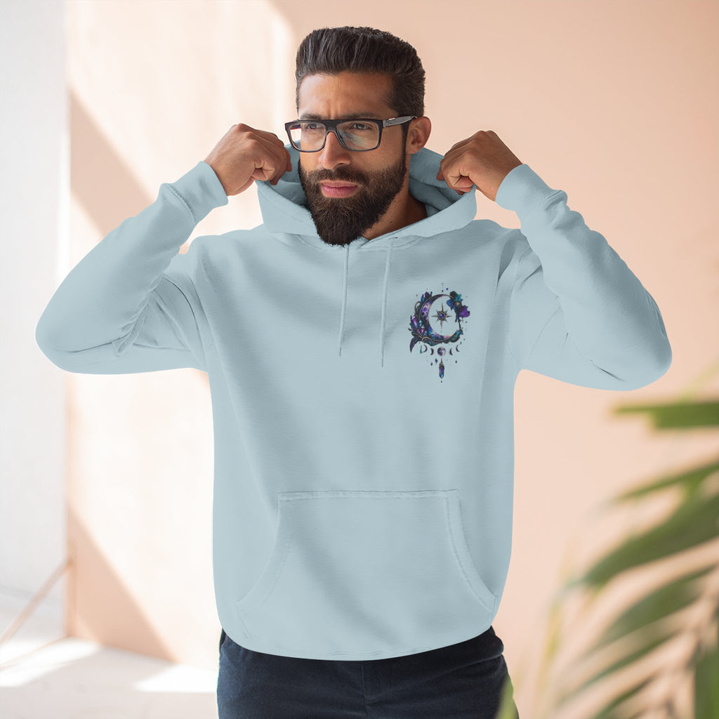 Mystic Moon Hoodie — "Trust the Signs" Celestial Fleece Pullover