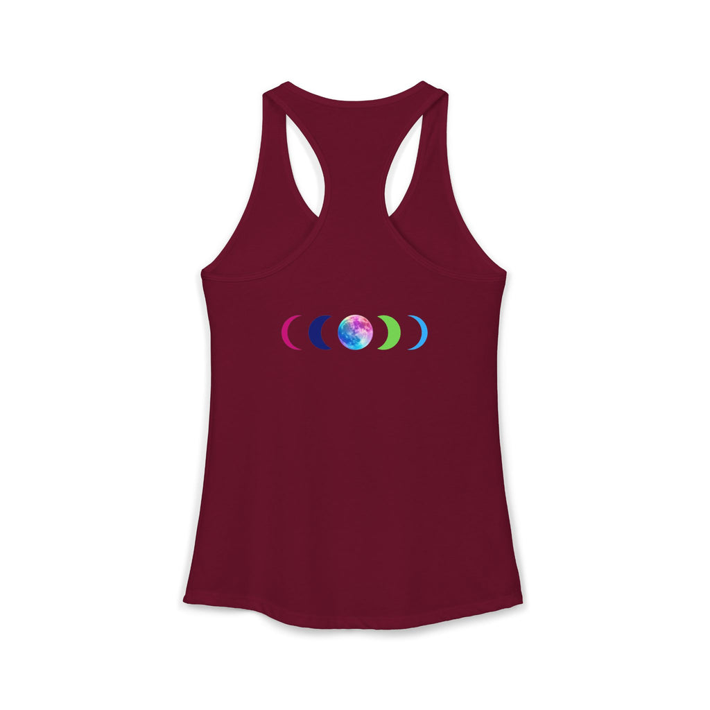 Rainbow Wolf Tank Top | Women's Racerback