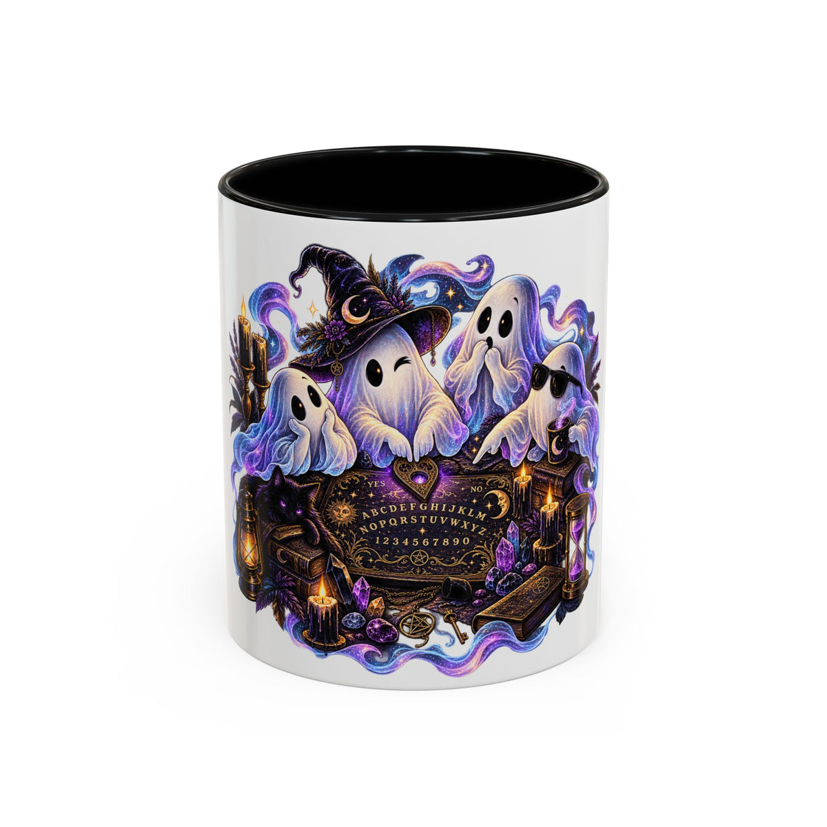 Halloween Ghost Ouija Accent Coffee Mug (11/15oz)