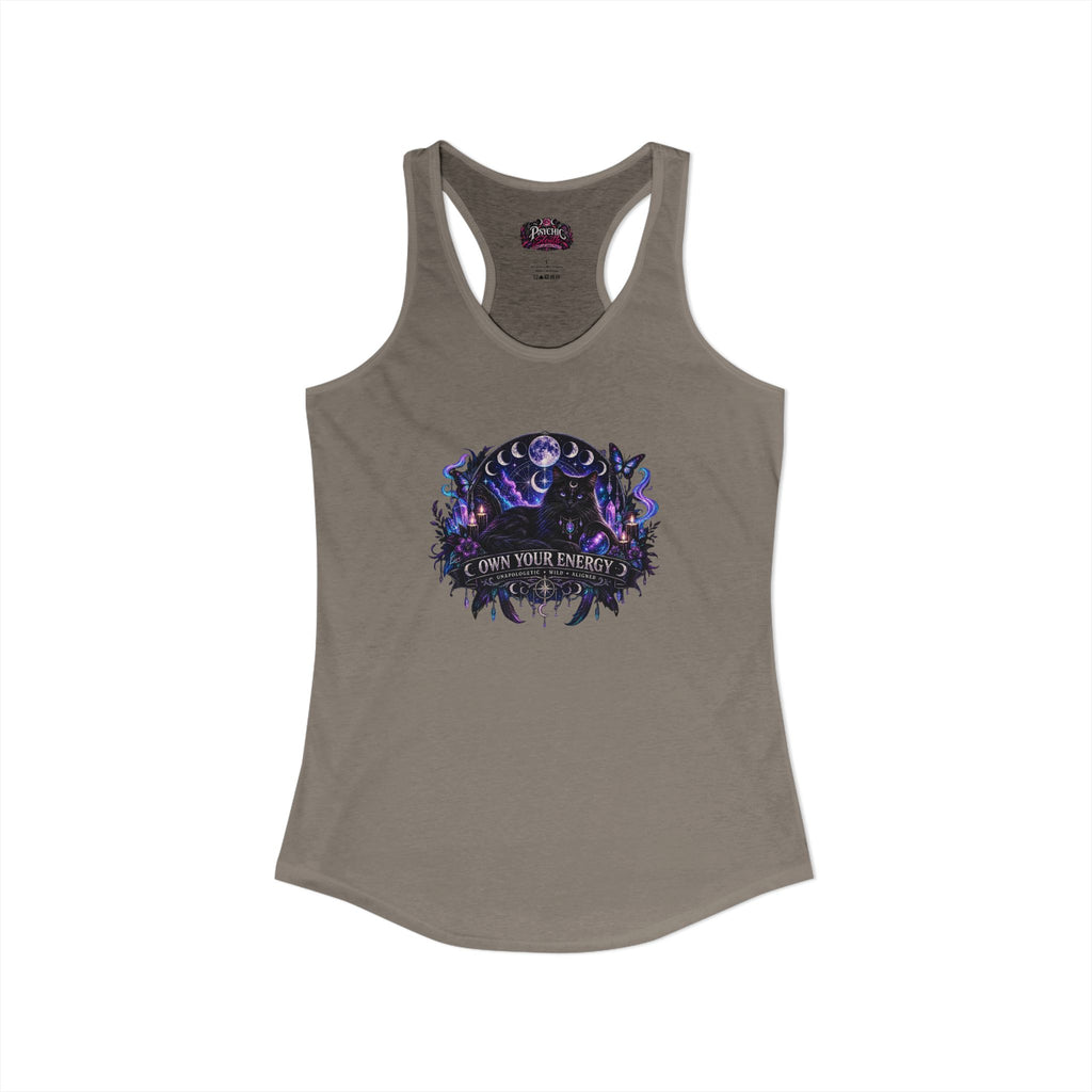 Own your Energy Majestic Black Cat Tank