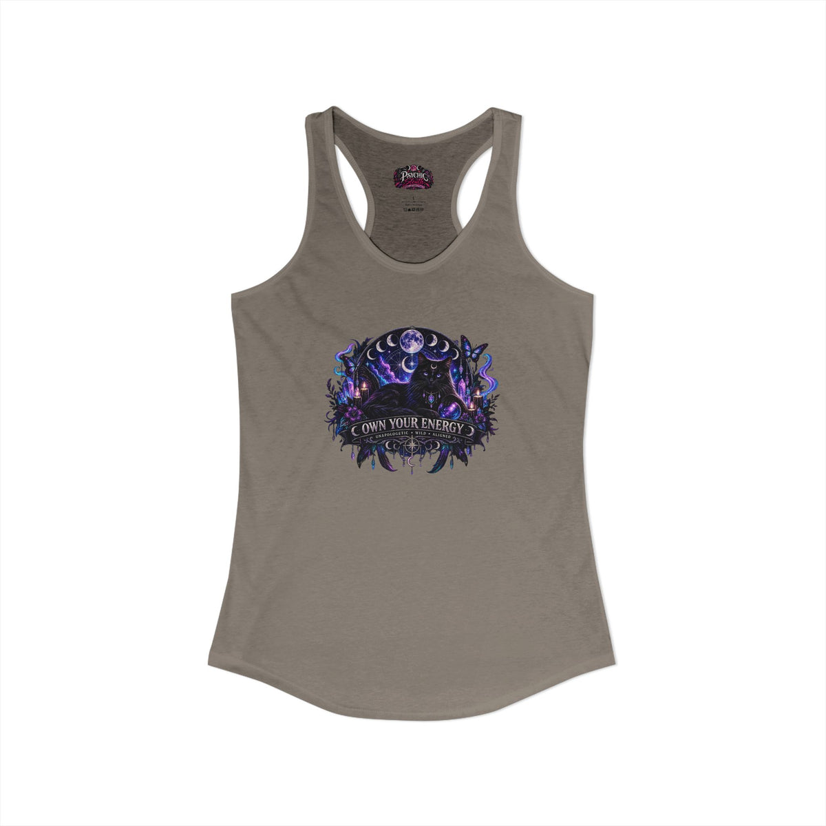 Own your Energy Majestic Black Cat Tank
