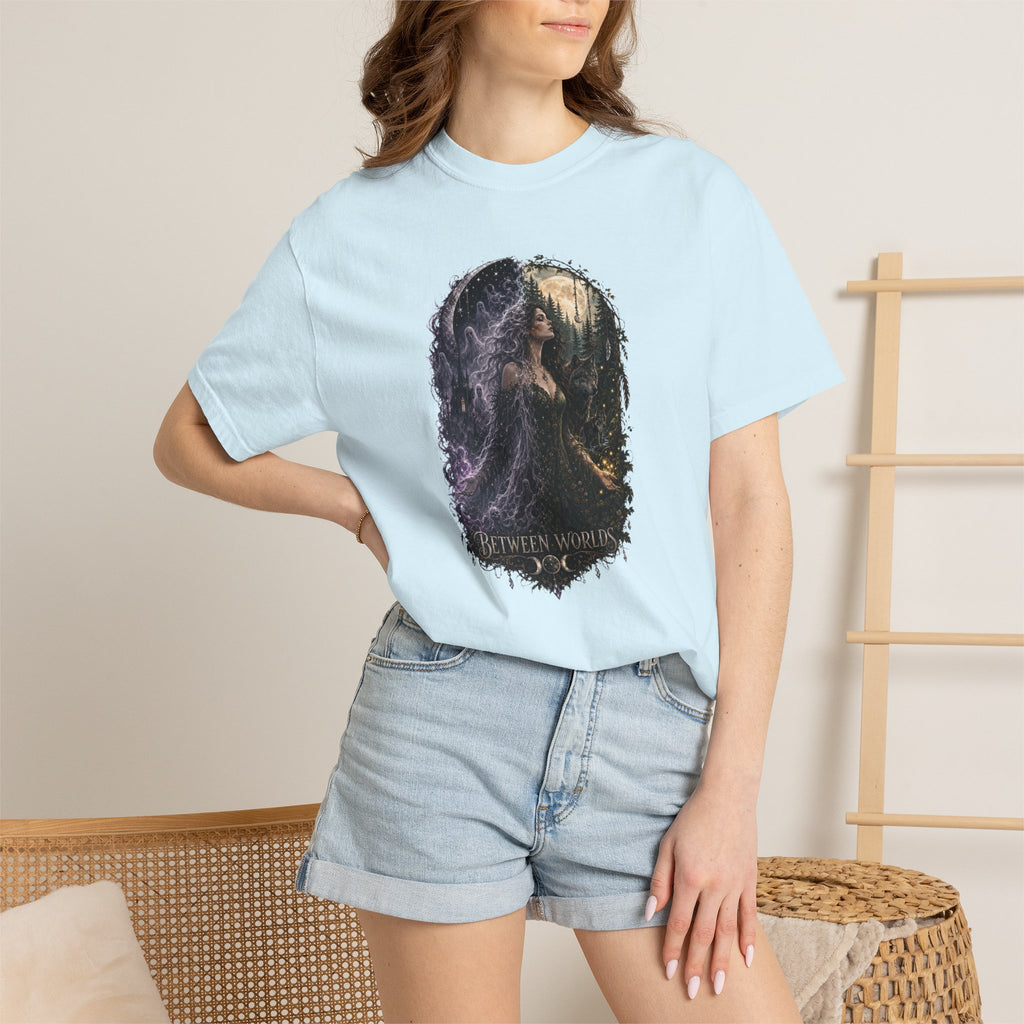 Fantasy Forest T-Shirt — "Between Worlds" Witchy Art Tee