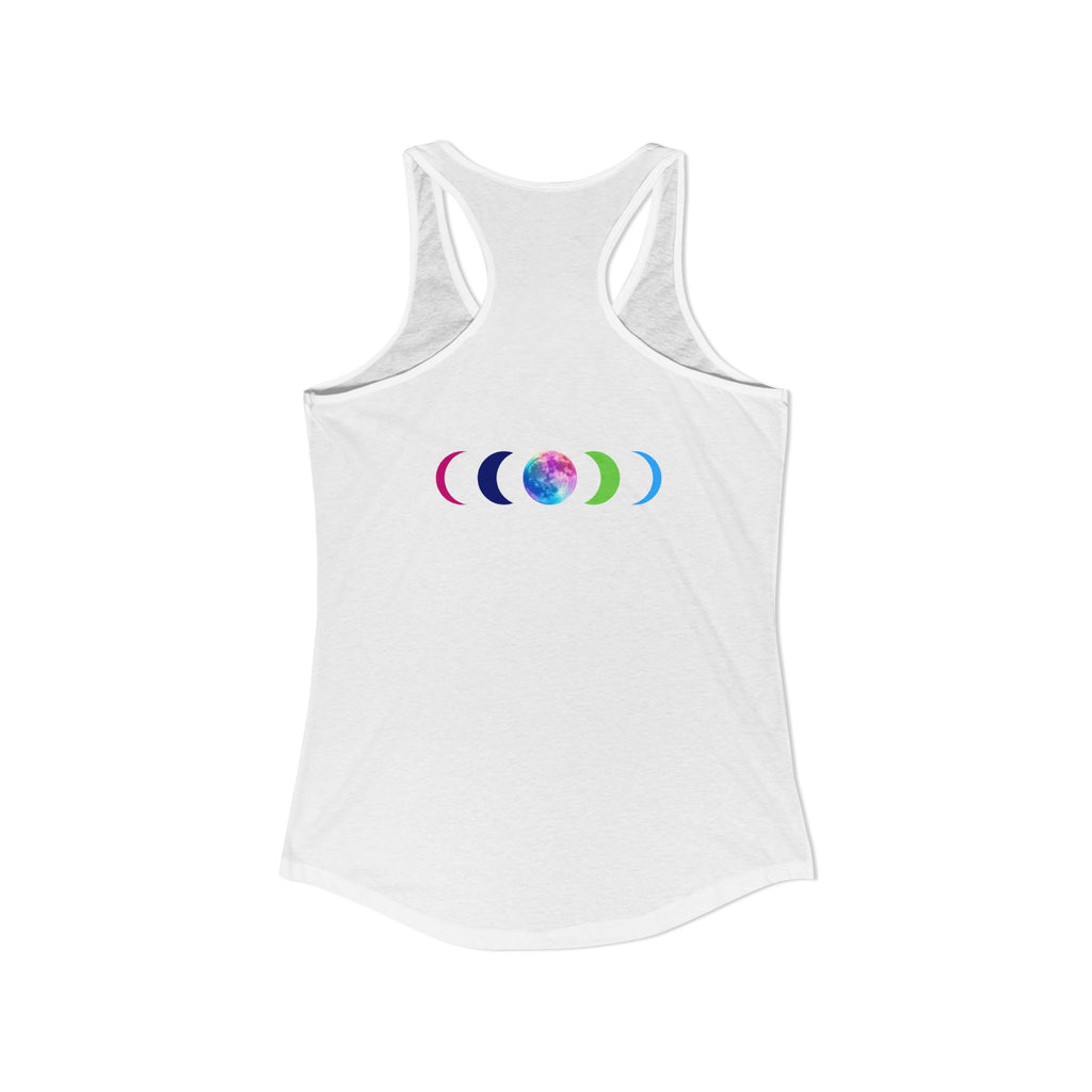 Rainbow Wolf Tank Top | Women's Racerback
