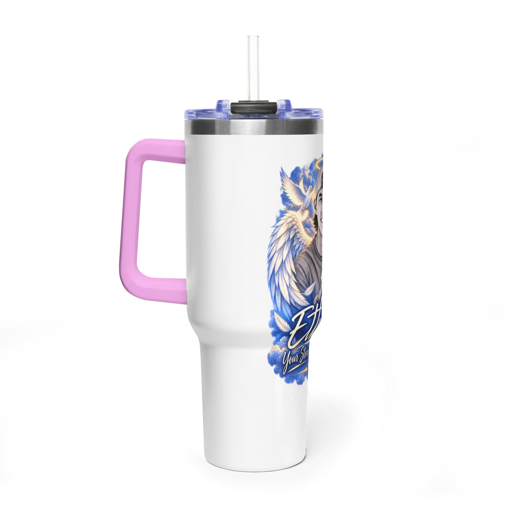Memorial 40oz Tumbler — Personalized 'Ethan' Angel Wings Keepsake