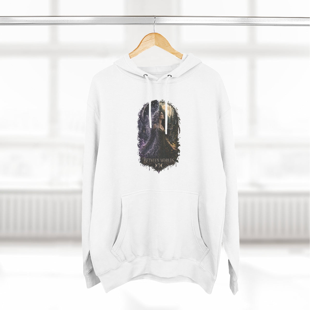 Witchy Between Worlds Ghostly Gothic Hoodie