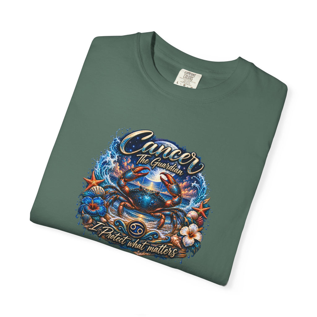 Cancer The Guardian Zodiac Tee- Born Devoted