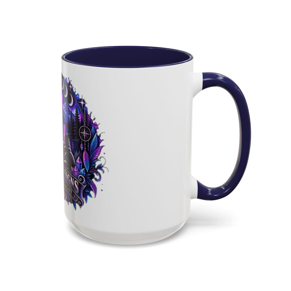 Mystic Moon Coffee Mug — "Trust the Signs" Night Sky Design