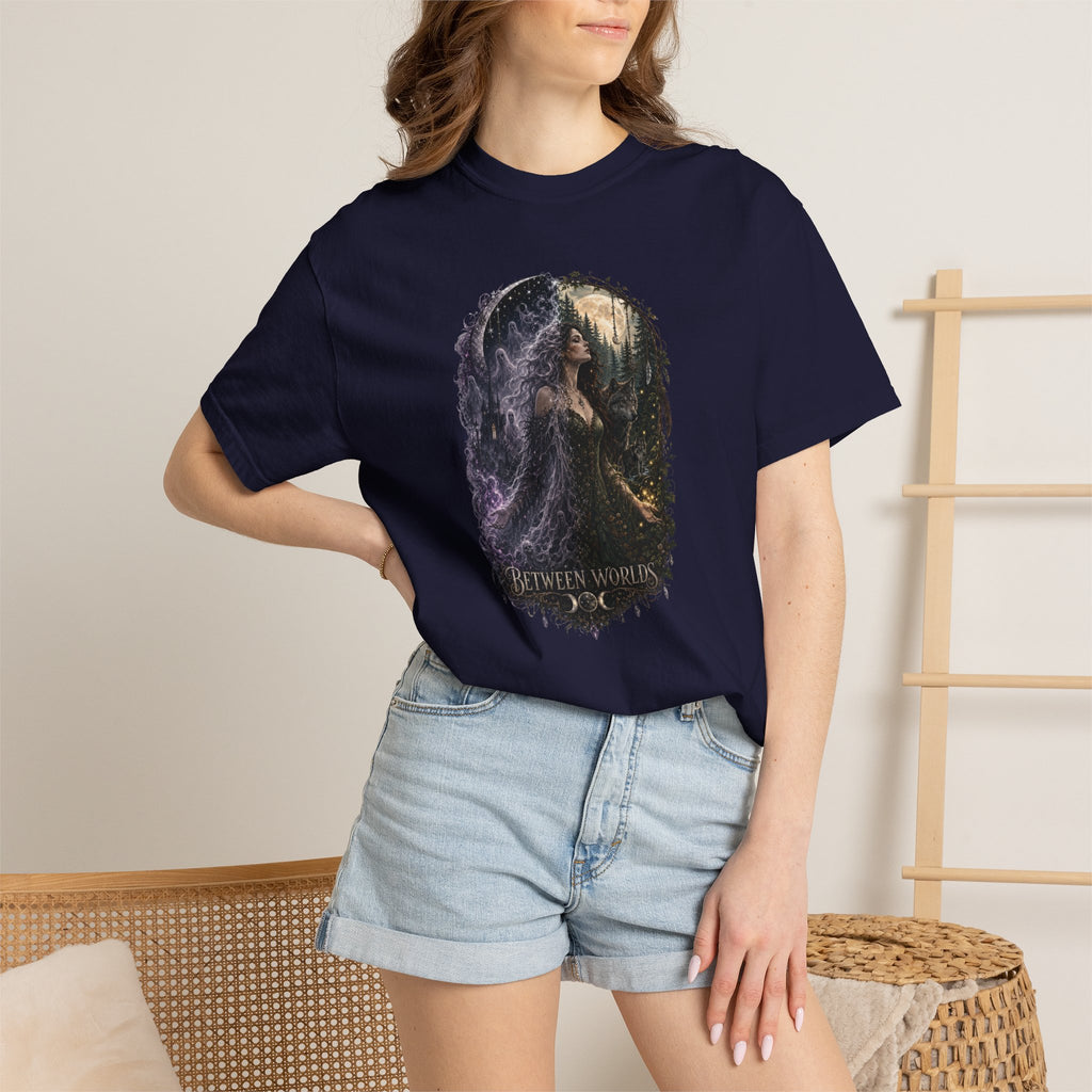 Fantasy Forest T-Shirt — "Between Worlds" Witchy Art Tee