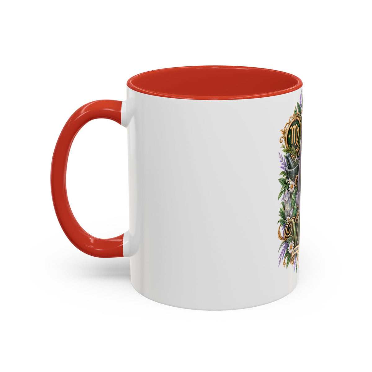 Virgo Russian Blue Cat Accent Coffee Mug — Zodiac Astrology Horoscope Gift (11/15 oz)
