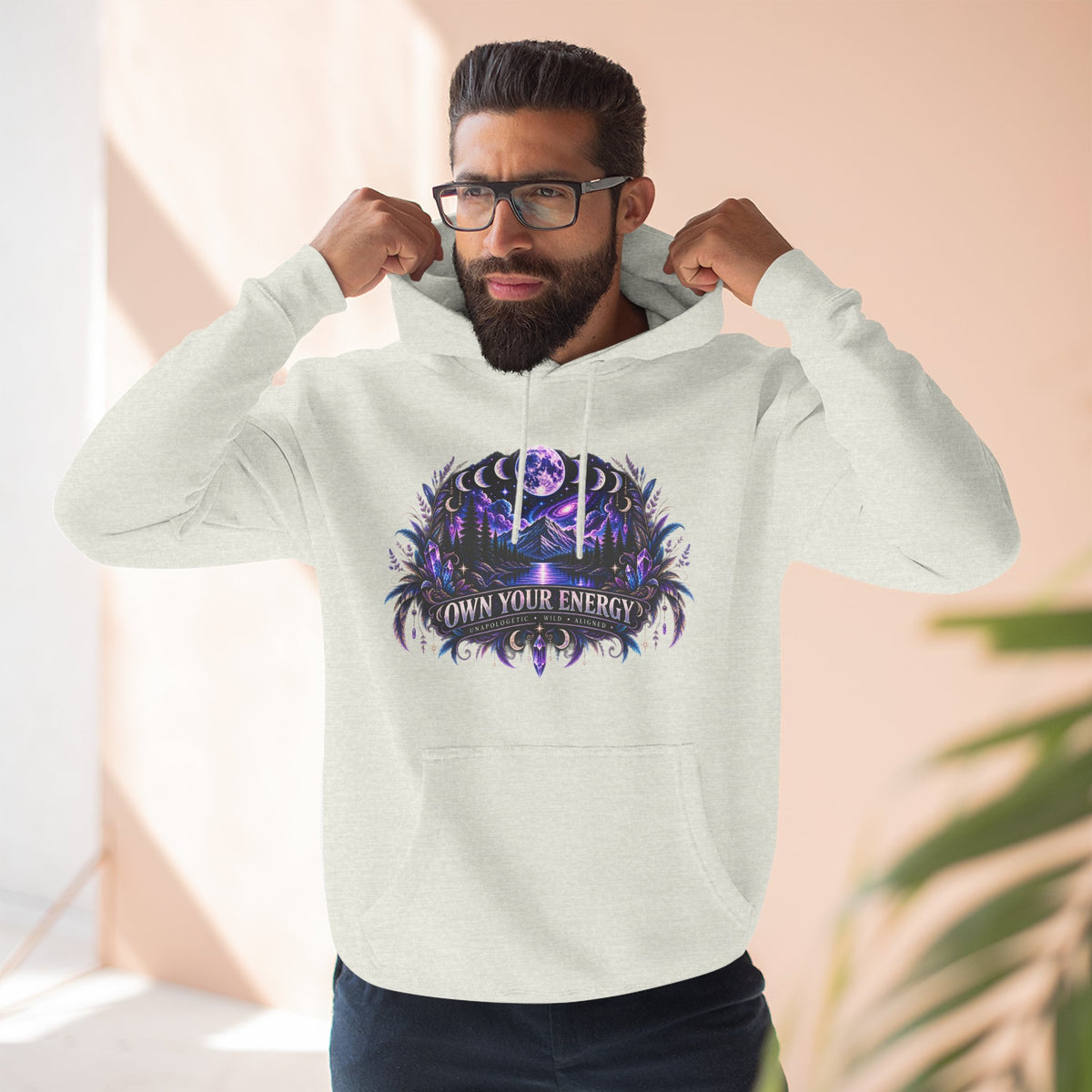 Own Your Energy Hoodie — Cosmic Motivational Pullover