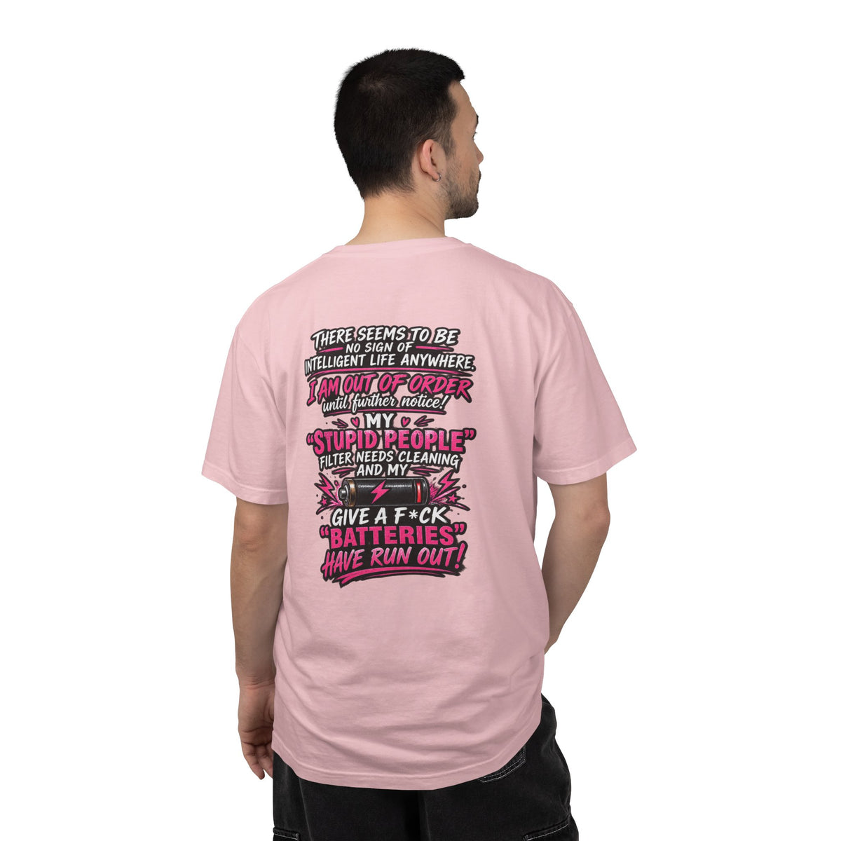 Graphic T-Shirt — 'I Am Out of Order' Humorous Rock Skull Tee
