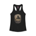 Black Cat reading Tarot Cards Tank