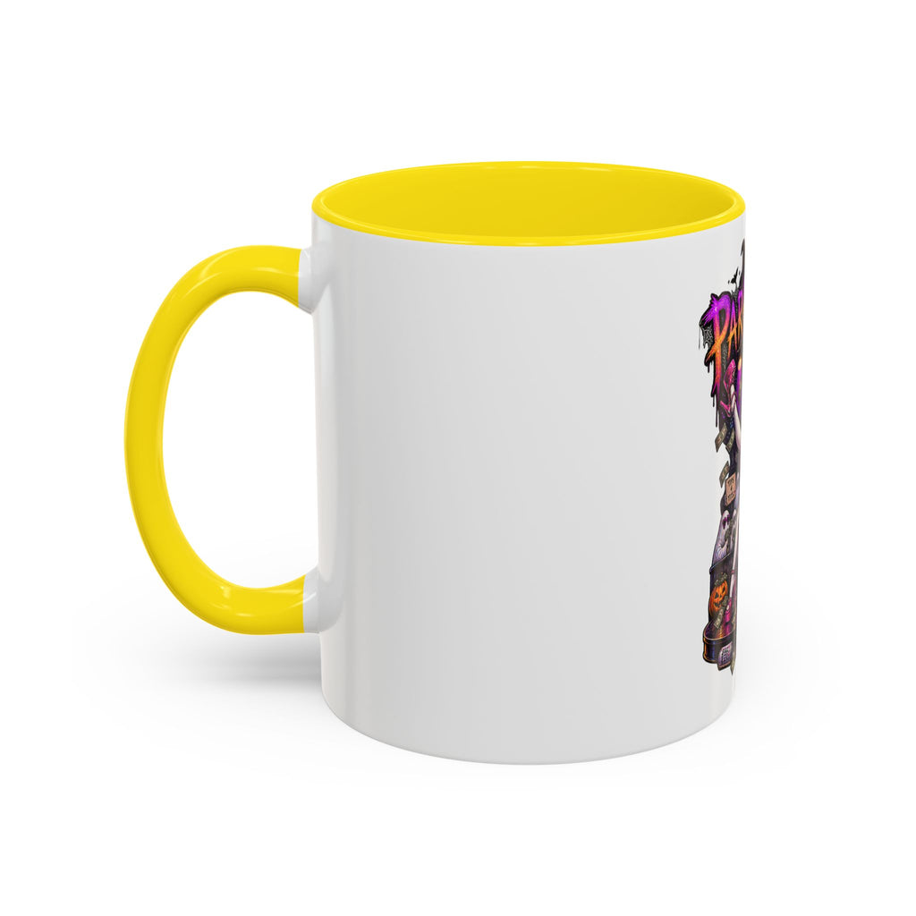 Coffee Mug — 'Paranormal Activity' Ghost Pole Dancing Halloween Accent Mug (11/15oz)