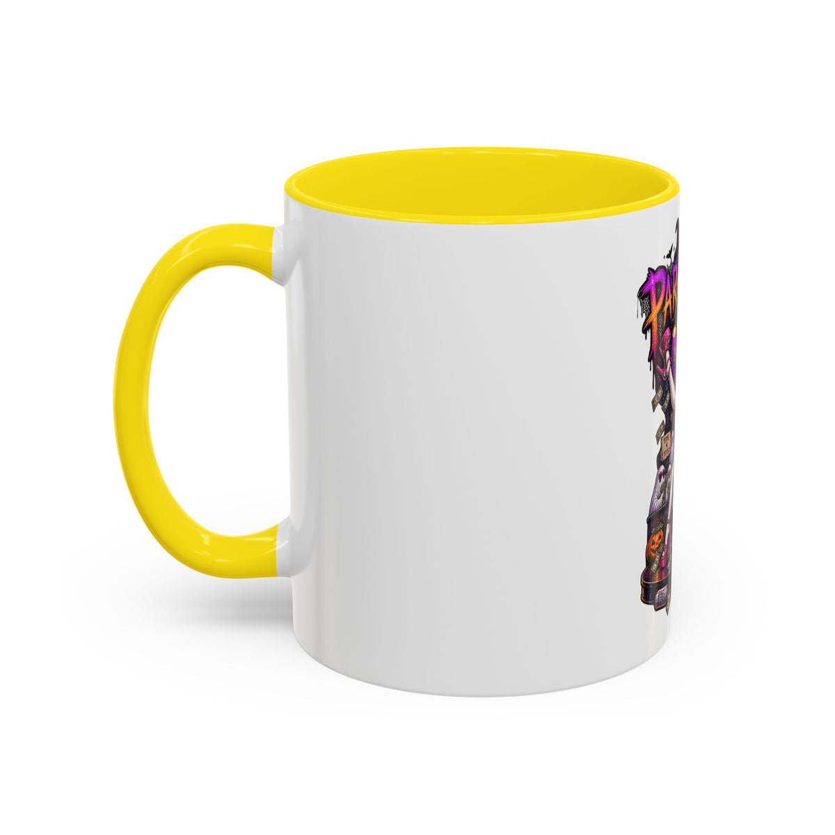 Coffee Mug — 'Paranormal Activity' Ghost Pole Dancing Halloween Accent Mug (11/15oz)