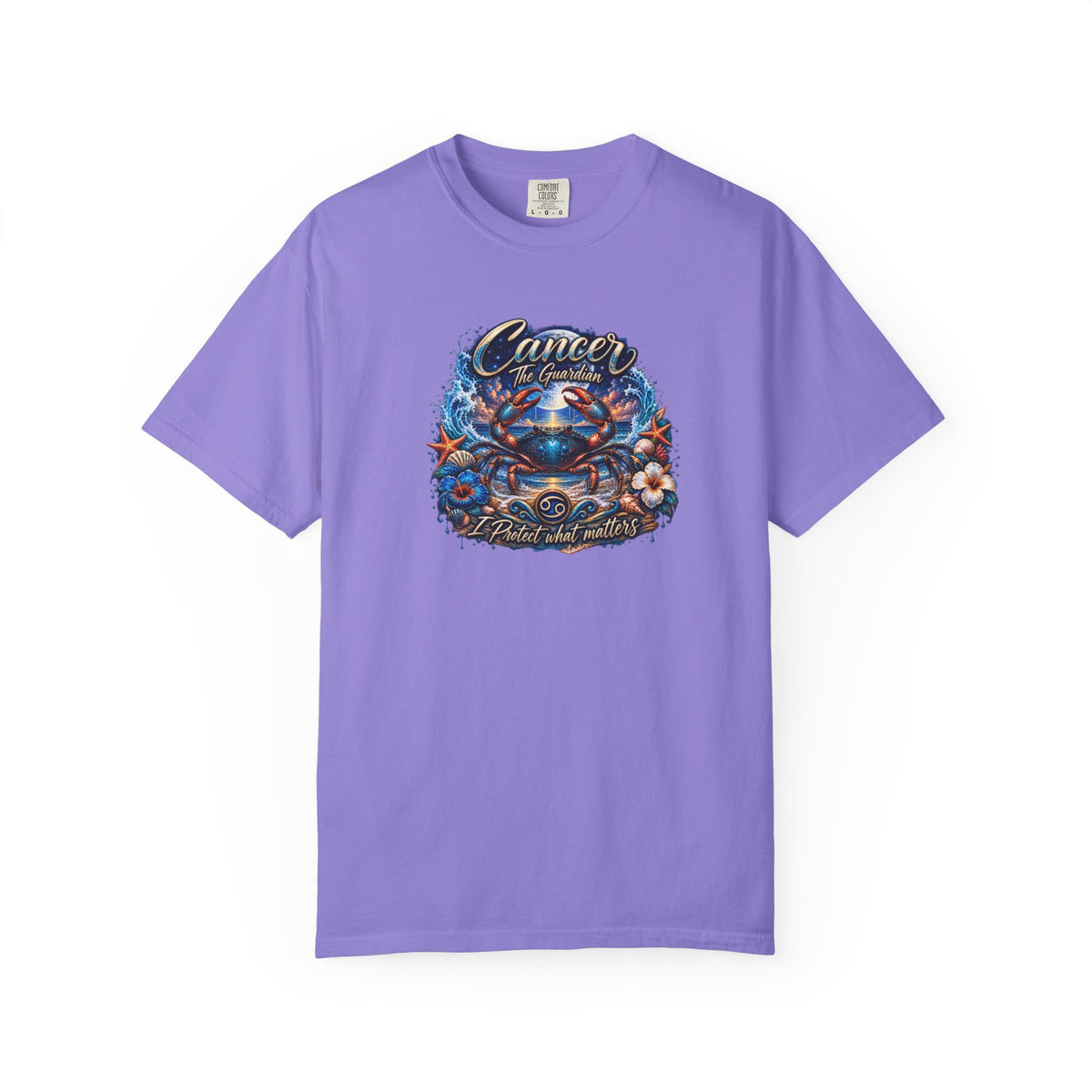 Cancer The Guardian Zodiac Tee- Born Devoted