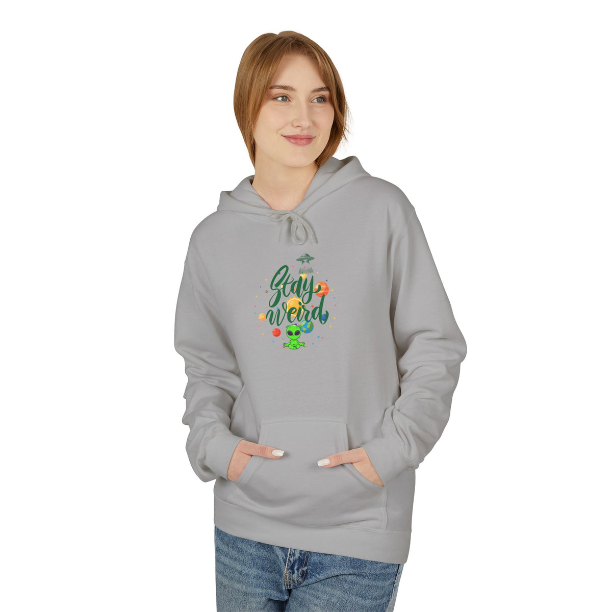 Stay weird Classic Alien Hoodie