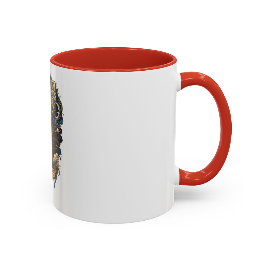 Coffee Mug — "Karma's Not a Bitch — She's a Mirror" Accent Ceramic Mug (11/15oz)