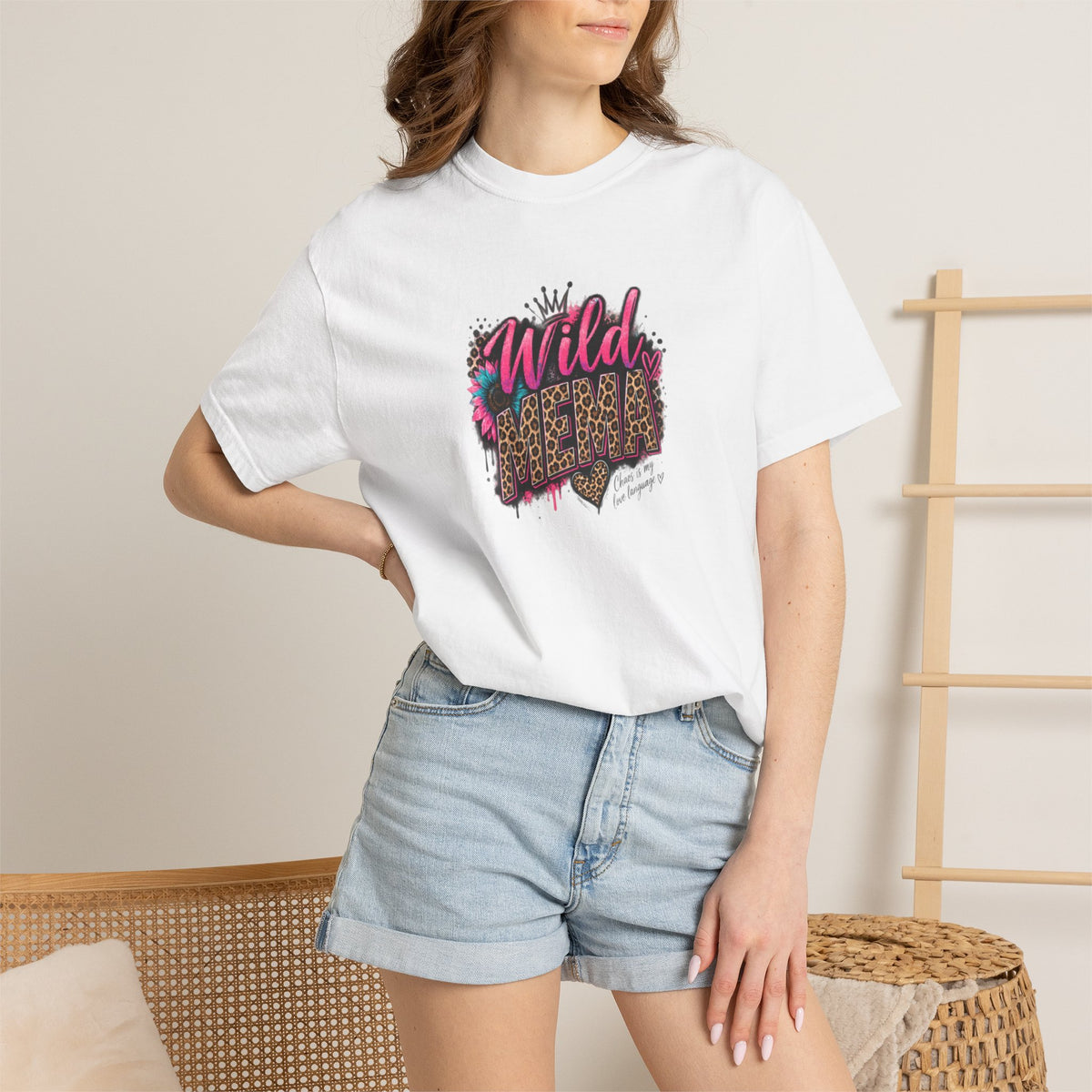 Wild MEMA Leopard Graphic T-Shirt