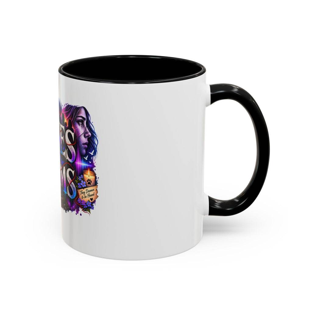 Voices for Victims Accent Coffee Mug – Advocacy & Support Ceramic Mug (11/15oz)