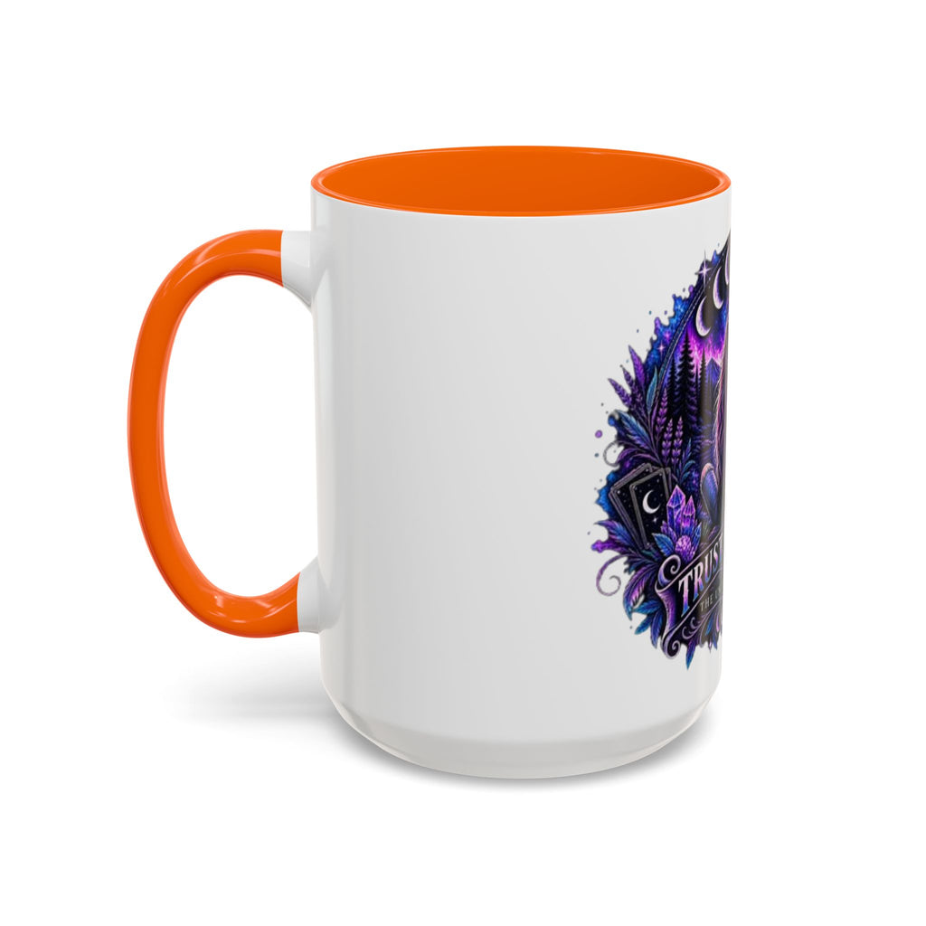 Mystic Moon Coffee Mug — "Trust the Signs" Night Sky Design