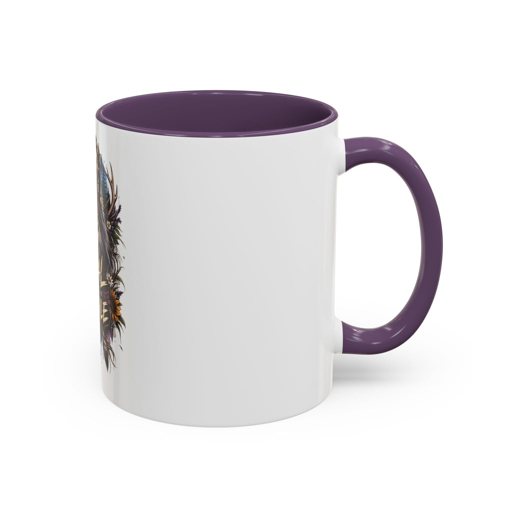 Feral Not Fragile Wolf Accent Coffee Mug (11oz & 15oz)