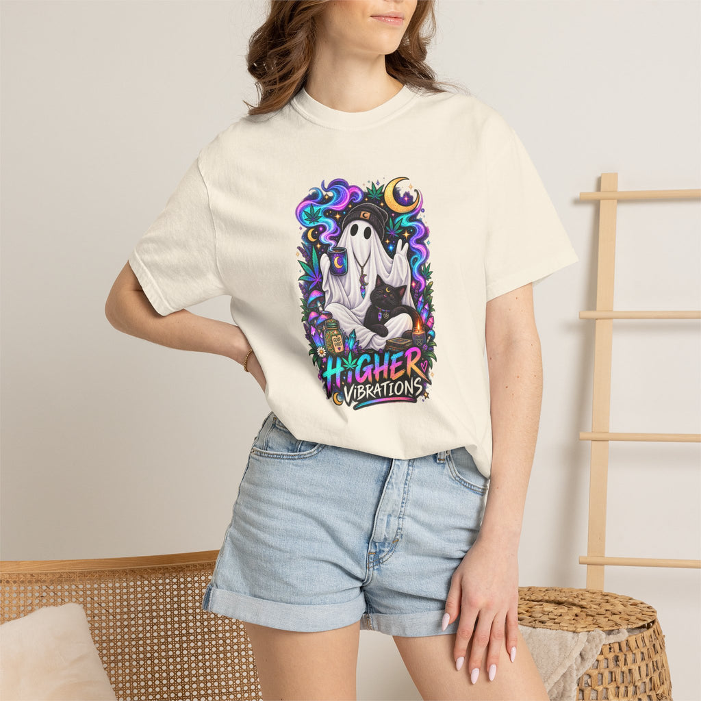 Higher Vibrations Ghost Graphic T-Shirt