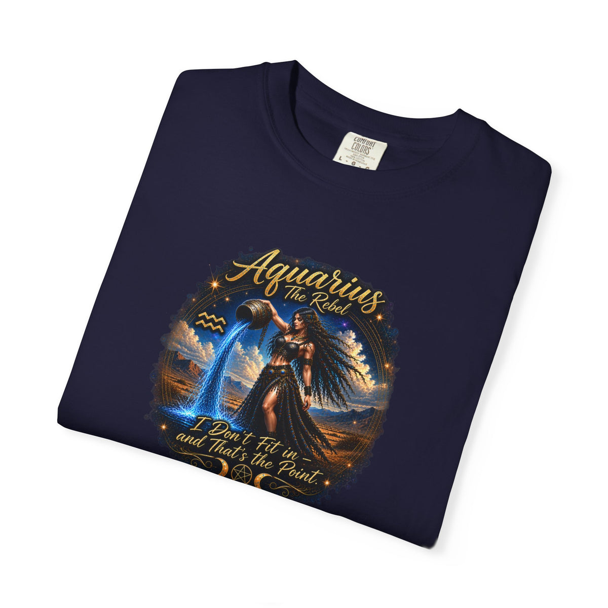 Aquarius "The Rebel" Zodiac T-Shirt – Water Bearer Astrology Tee Zodiac Sign