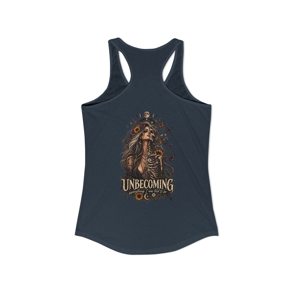 Unbecoming Woman Skeleton Gothic Tank