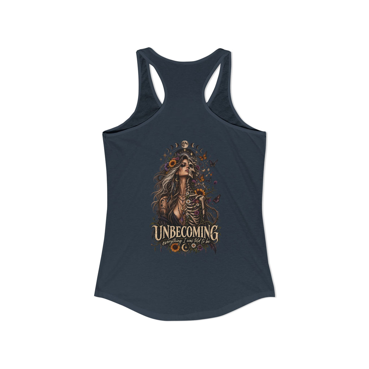 Unbecoming Woman Skeleton Gothic Tank