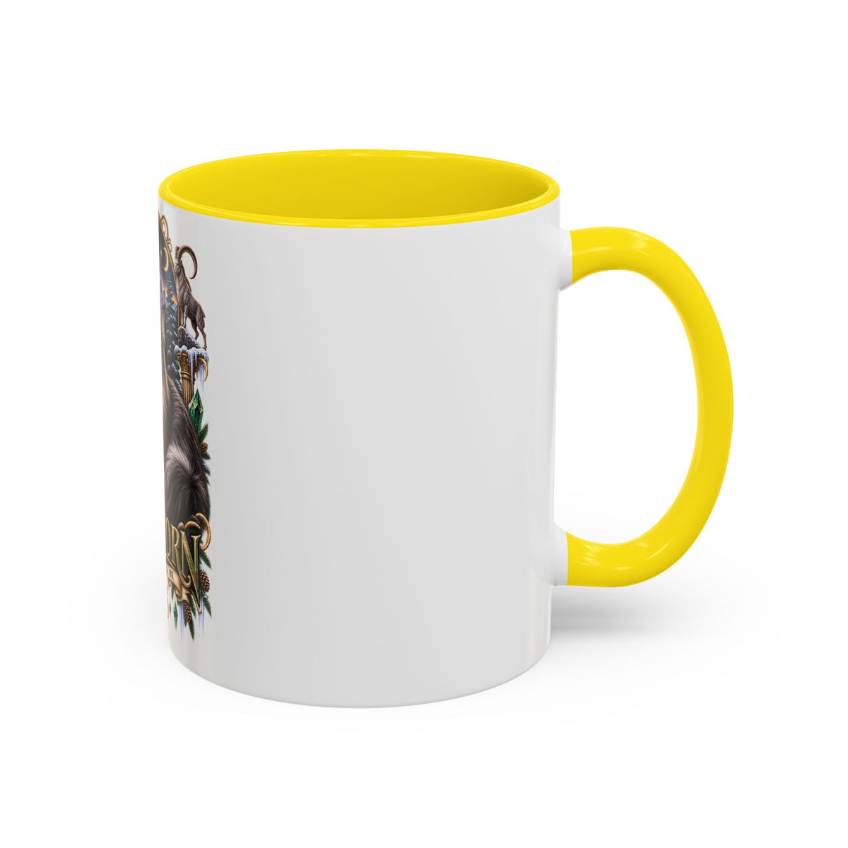 Capricorn Norwegian Forest Zodiac Cat Accent Coffee Mug – Astrology Cat Gift (11/15 oz)