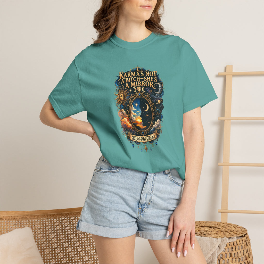 Karma's not a Bitch she's a Mirror- Mystic Tarot Graphic Tee