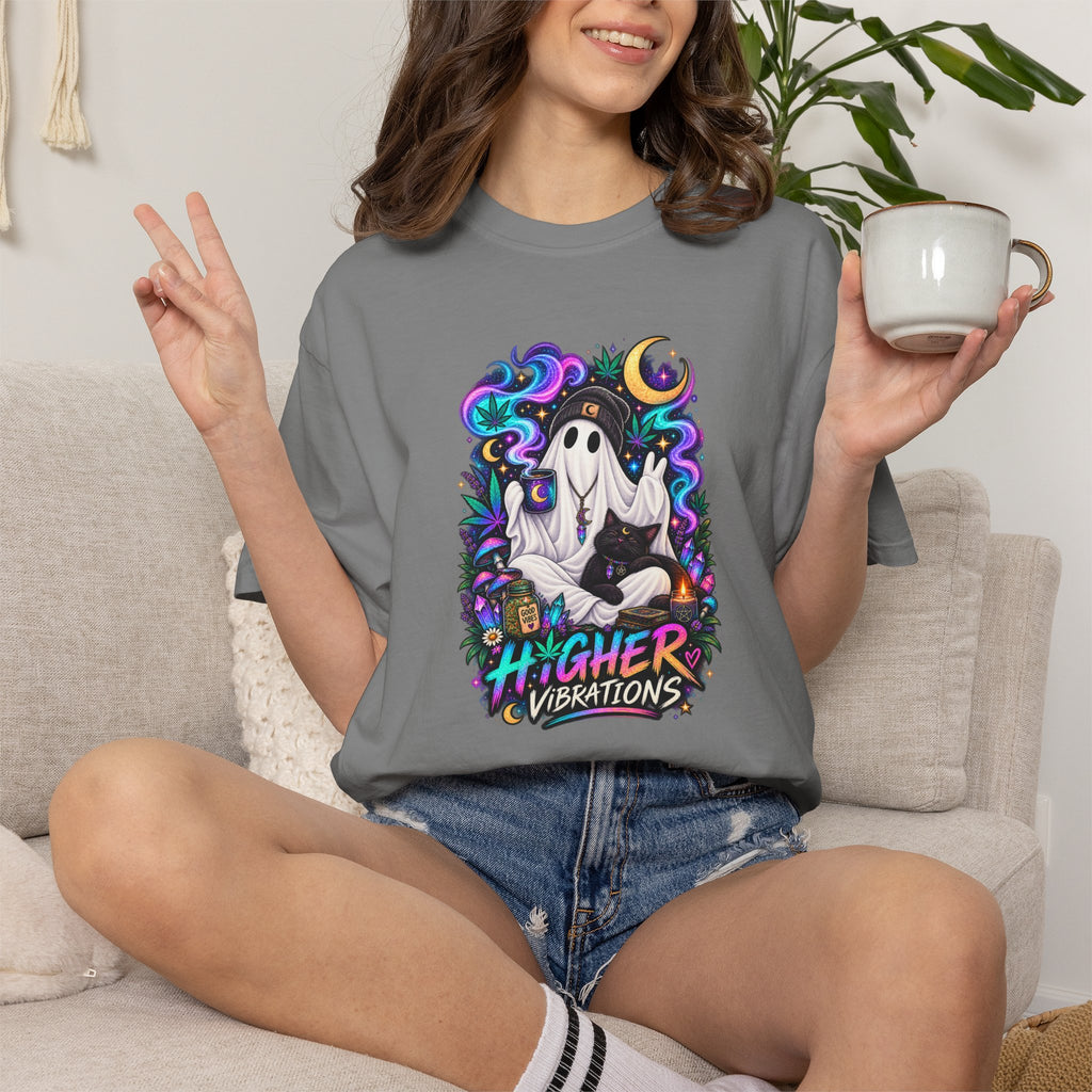 Higher Vibrations Ghost Graphic T-Shirt